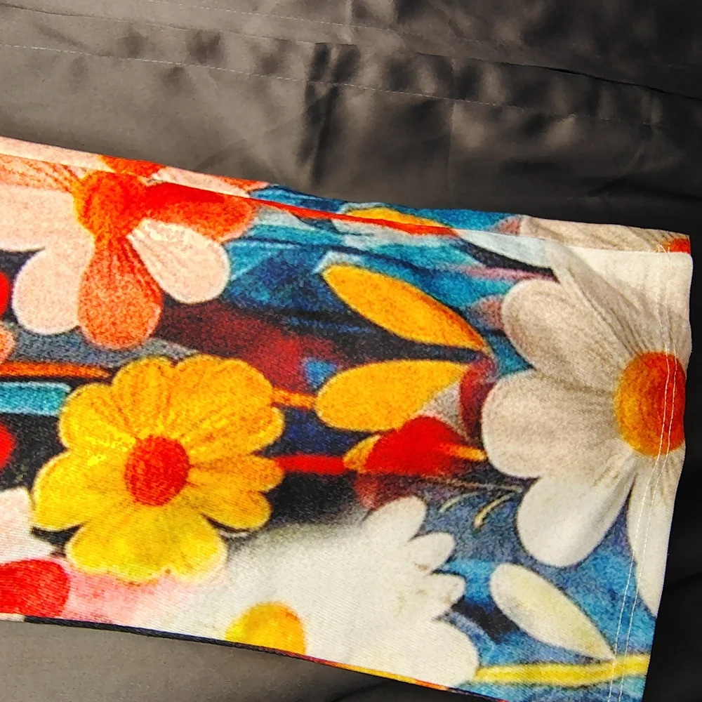 Colorful Floral Pants - Picture 9 of 12